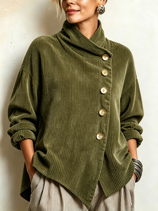 Claudia | Côtelé Velvet Sweater