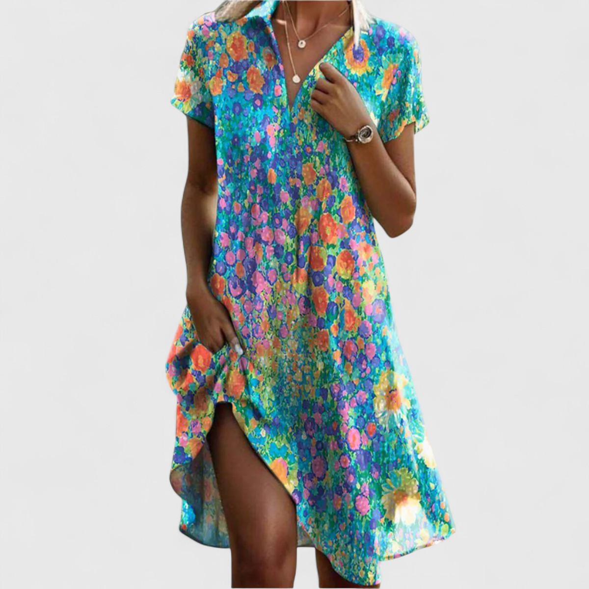 Sabrina – Robe bohème élégante
