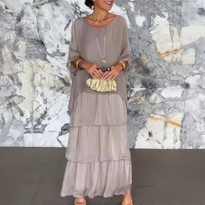Lara – Robe longue fluide élégante